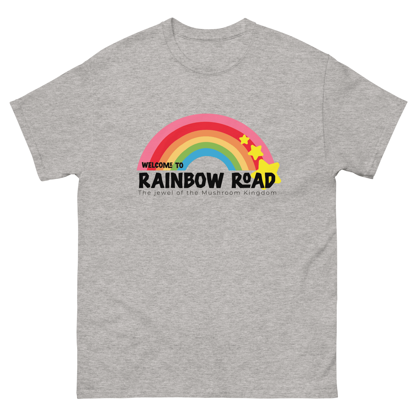 Welcome to Rainbow Road Tee - Level Up Gamer Wear