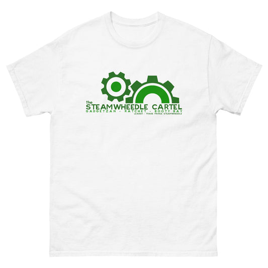 Steamwheedle Cartel Tee (Green Print) - Level Up Gamer Wear