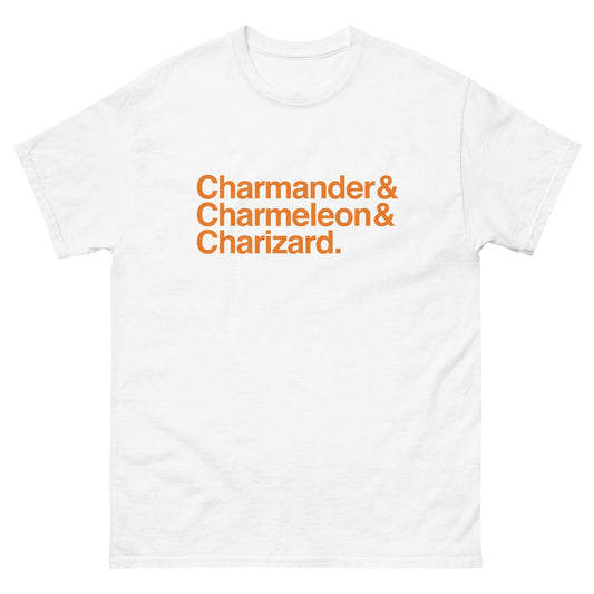 Charmander Evolution Tee - Level Up Gamer Wear