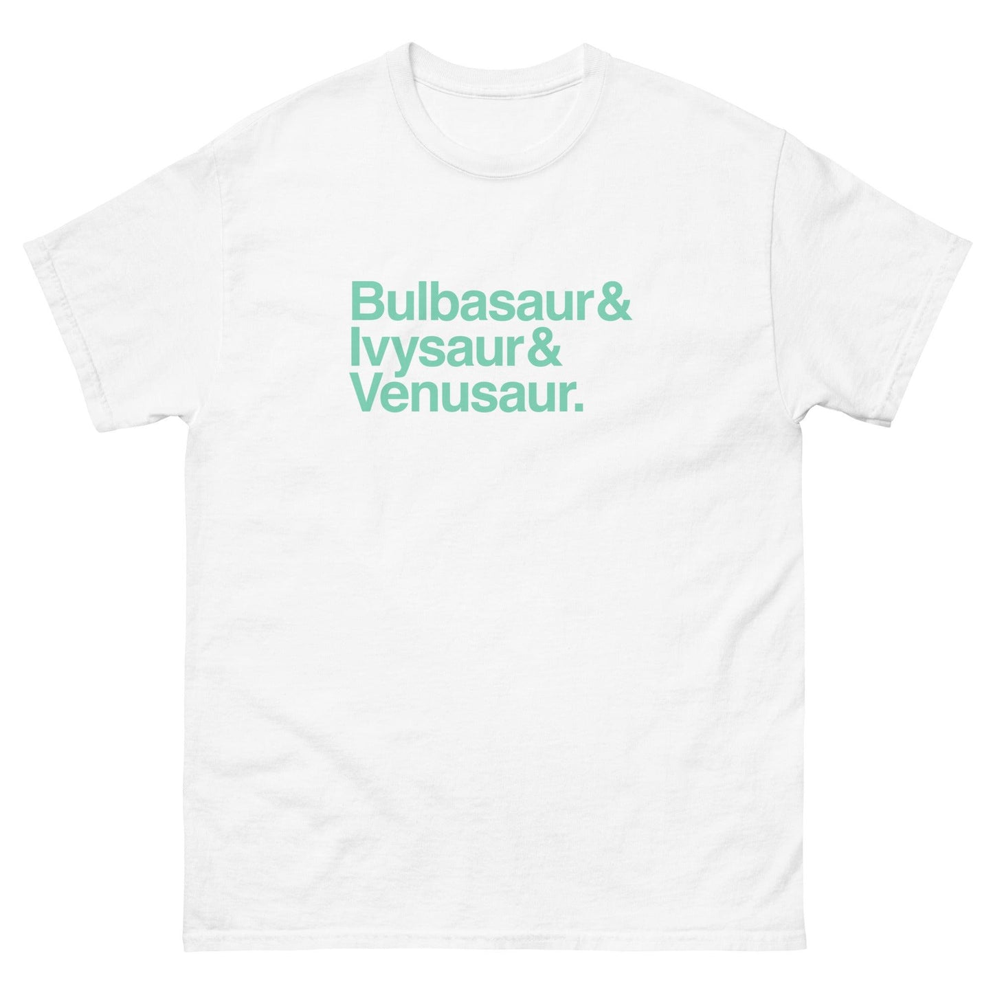 Bulbasar Evolution Tee - Level Up Gamer Wear