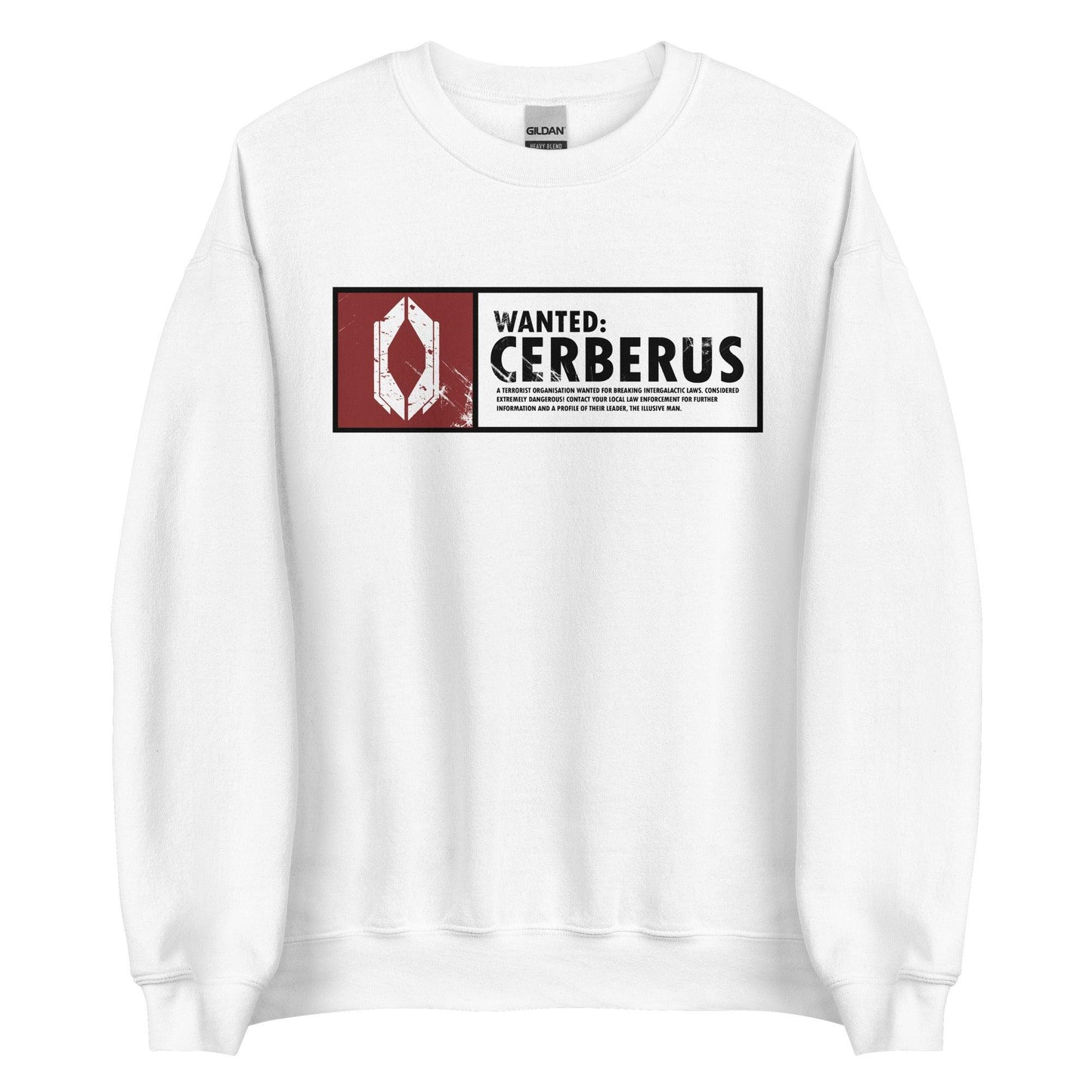 Wanted Cerberus Sweatshirt - Level Up Gamer Wear