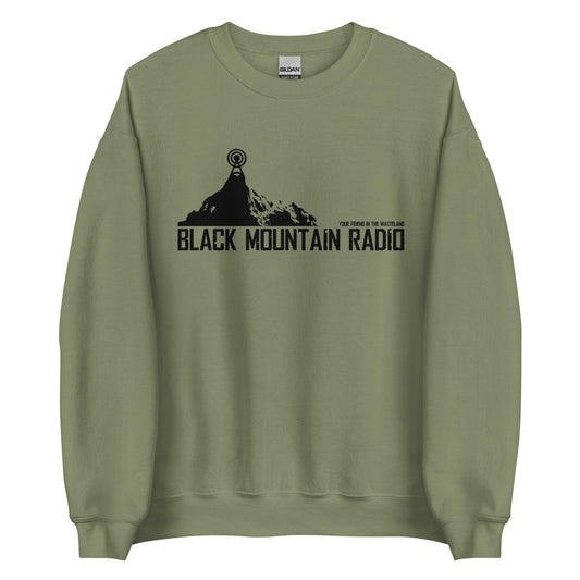 Black Mountain Radio Sweatshirt - Level Up Gamer Wear