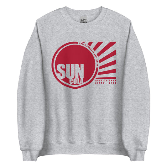 Sun Cola Sweatshirt (Red Print) - Level Up Gamer Wear