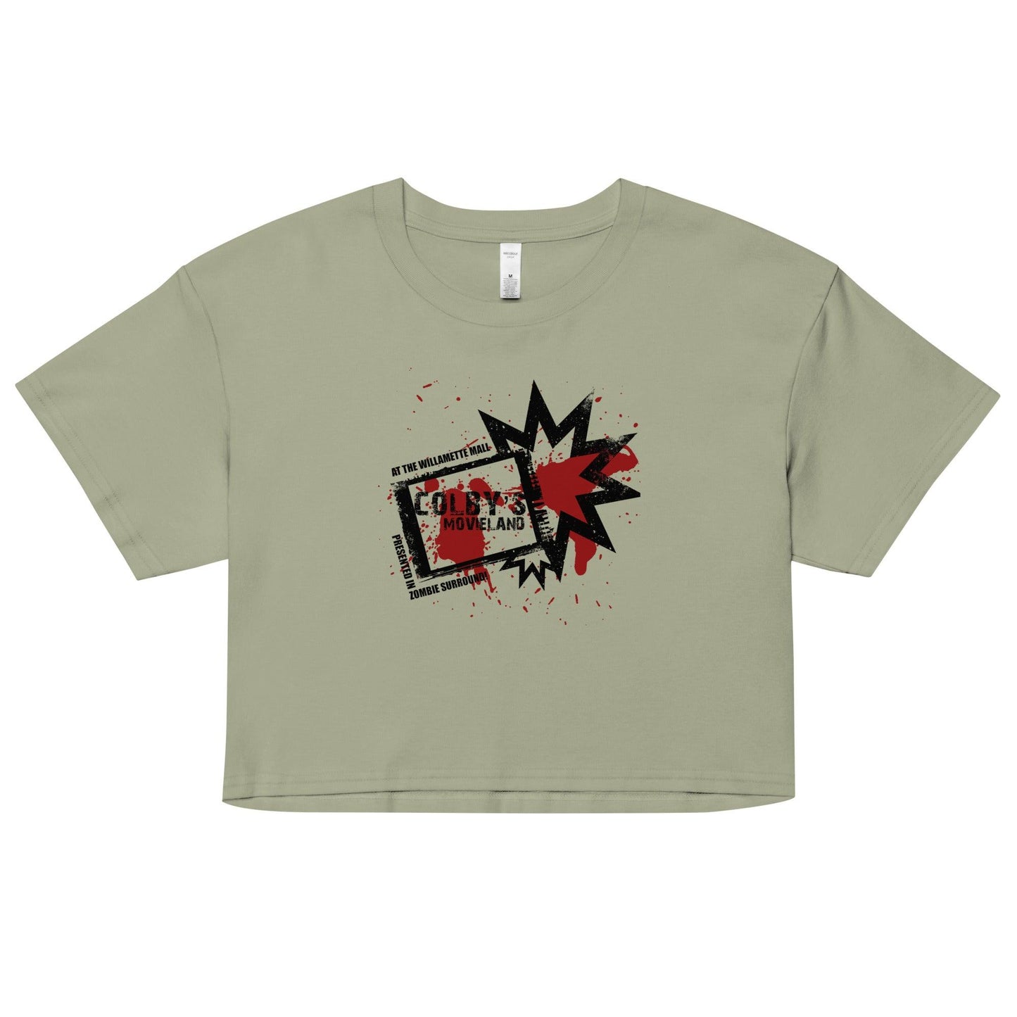 Colbys Movieland Crop Tee - Level Up Gamer Wear