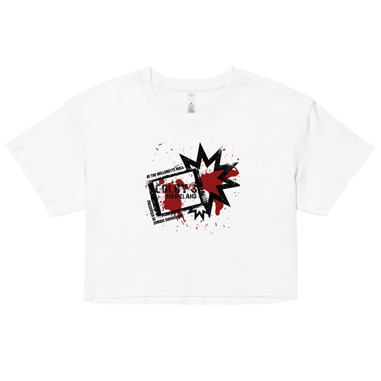 Colbys Movieland Crop Tee - Level Up Gamer Wear